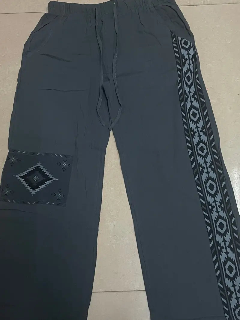 Daniil – Ethnic Style Pants with Pockets