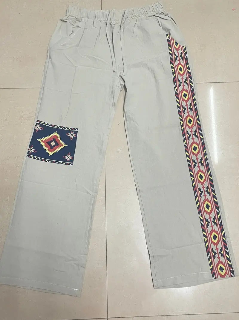 Daniil – Ethnic Style Pants with Pockets
