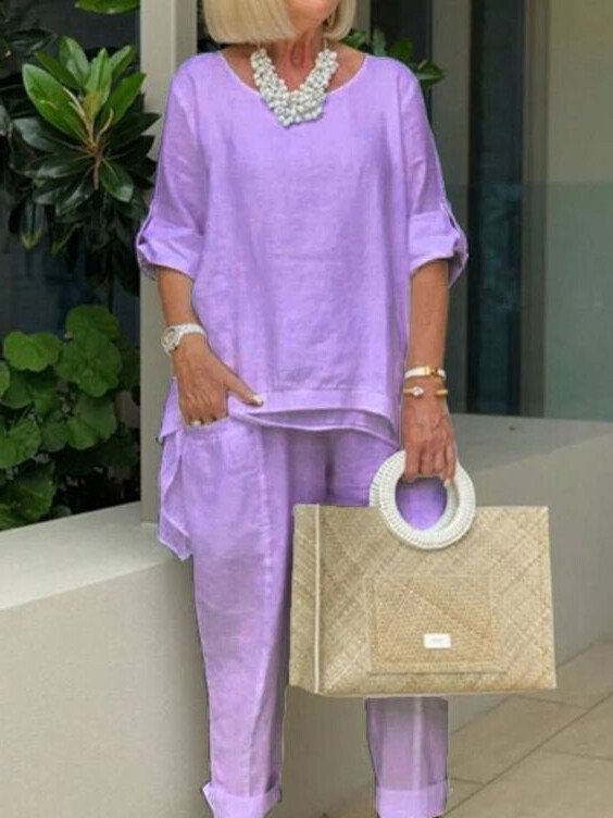 Danni - Crew Neck 2-Piece Leisure Suit