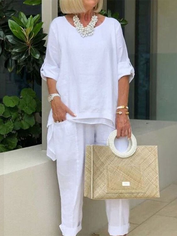 Danni - Crew Neck 2-Piece Leisure Suit