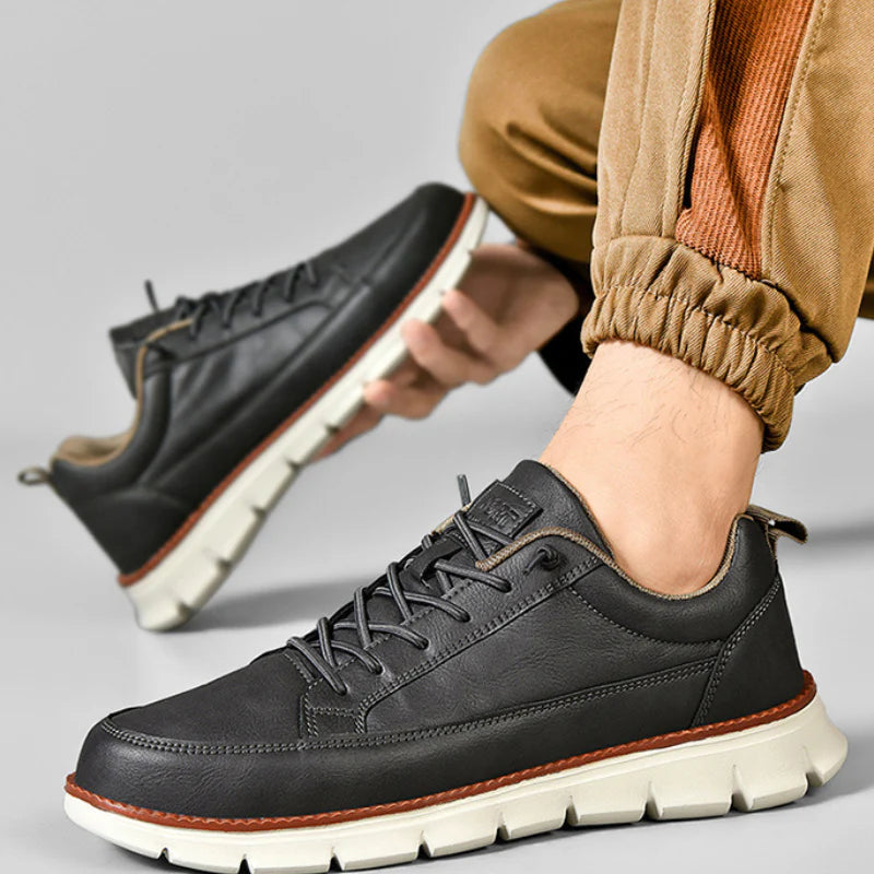 Dewey - Breathable Leather Sneakers