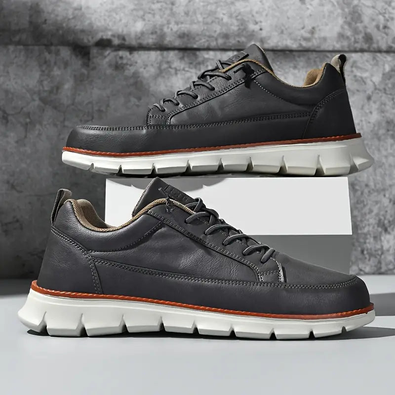 Dewey - Breathable Leather Sneakers