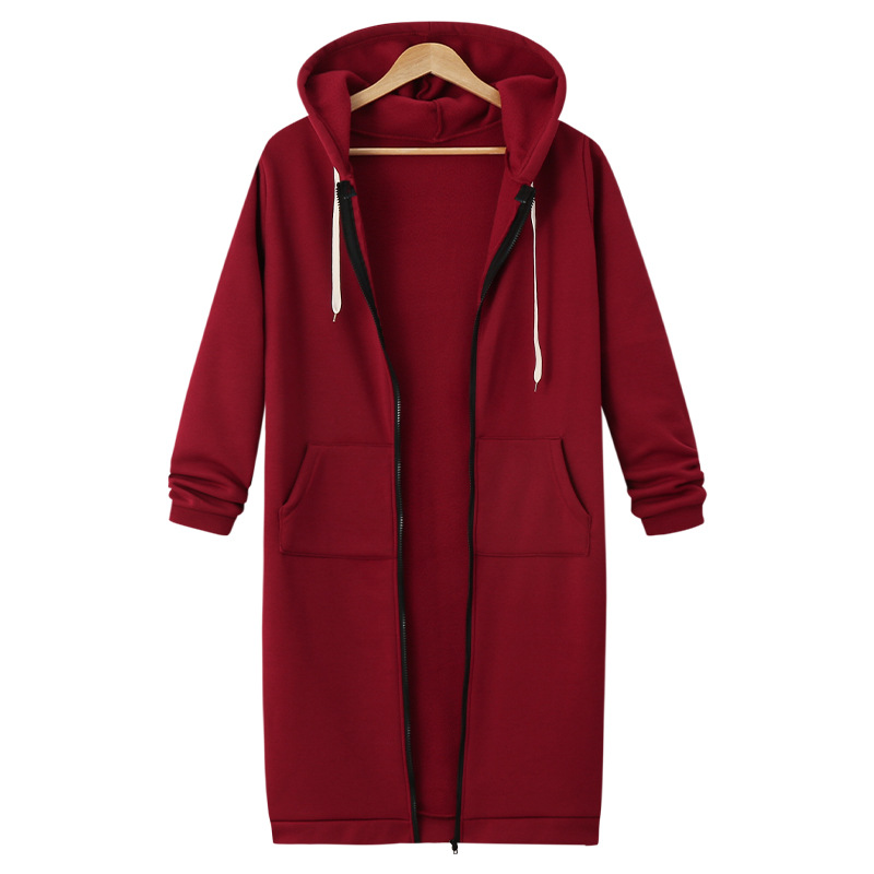 Dfida – Casual Fleece Hoodie with Zipper