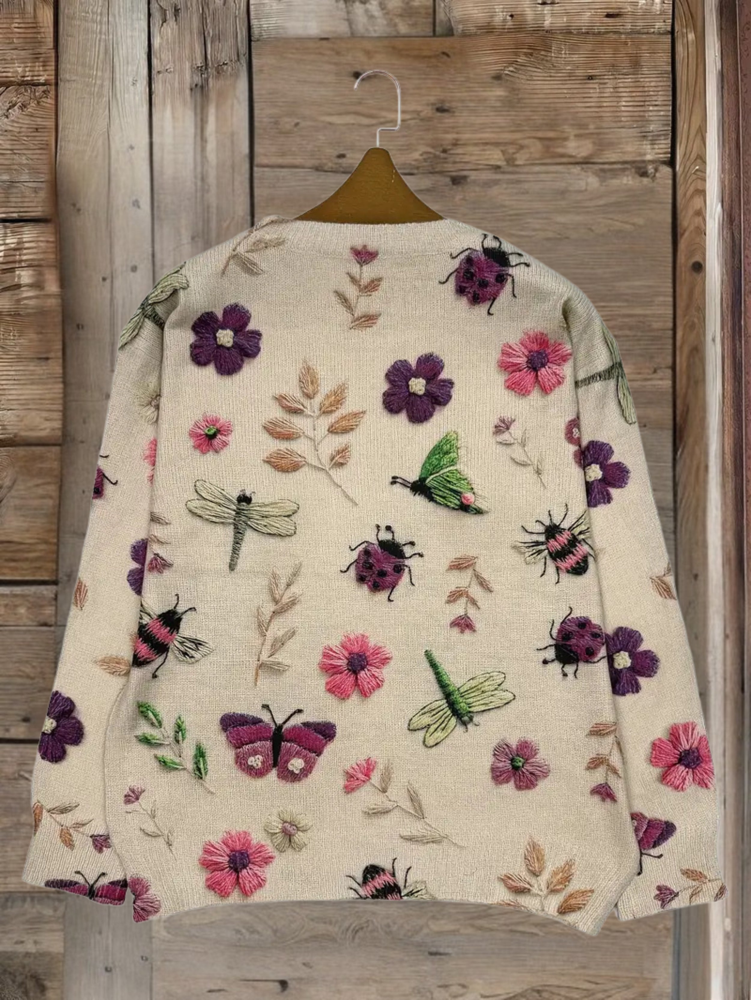 Dorenda – Casual Long Sleeve Knit Sweater