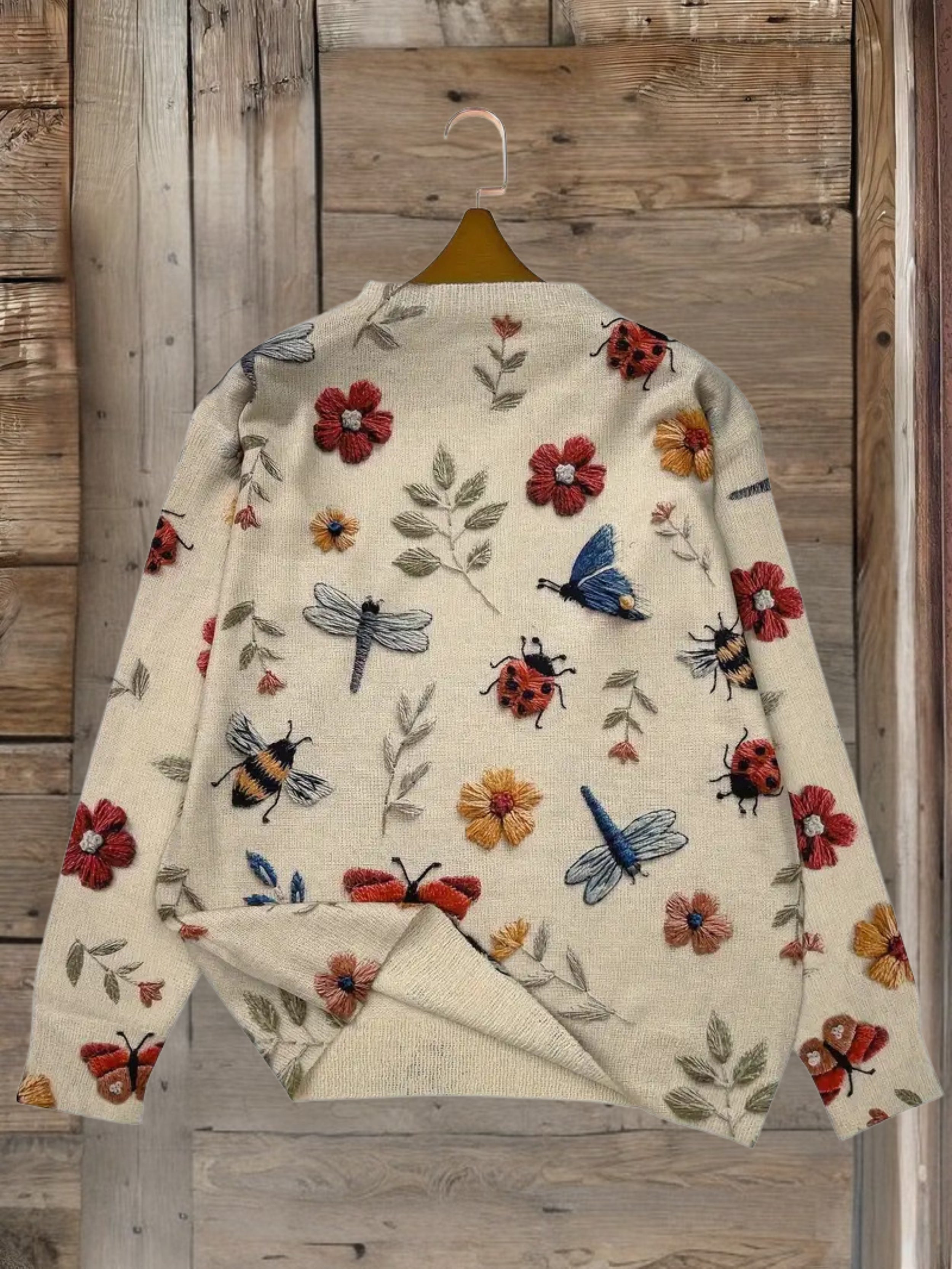 Dorenda – Casual Long Sleeve Knit Sweater