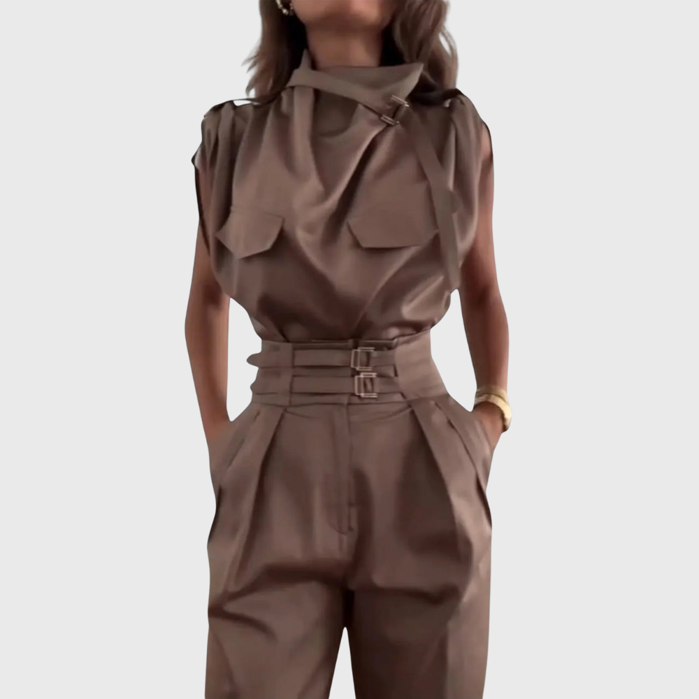 Dorina – Elegant Sleeveless Jumpsuit for Summer