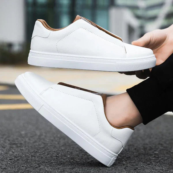 Dowd – Leather Sneakers with Non-Slip Sole