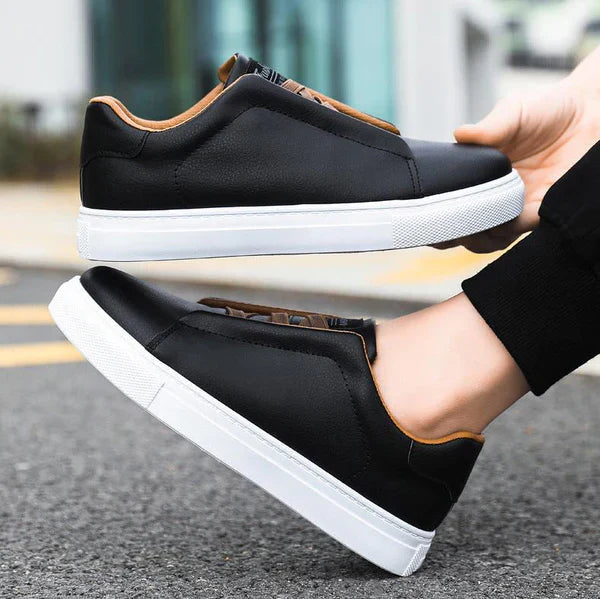 Dowd – Leather Sneakers with Non-Slip Sole