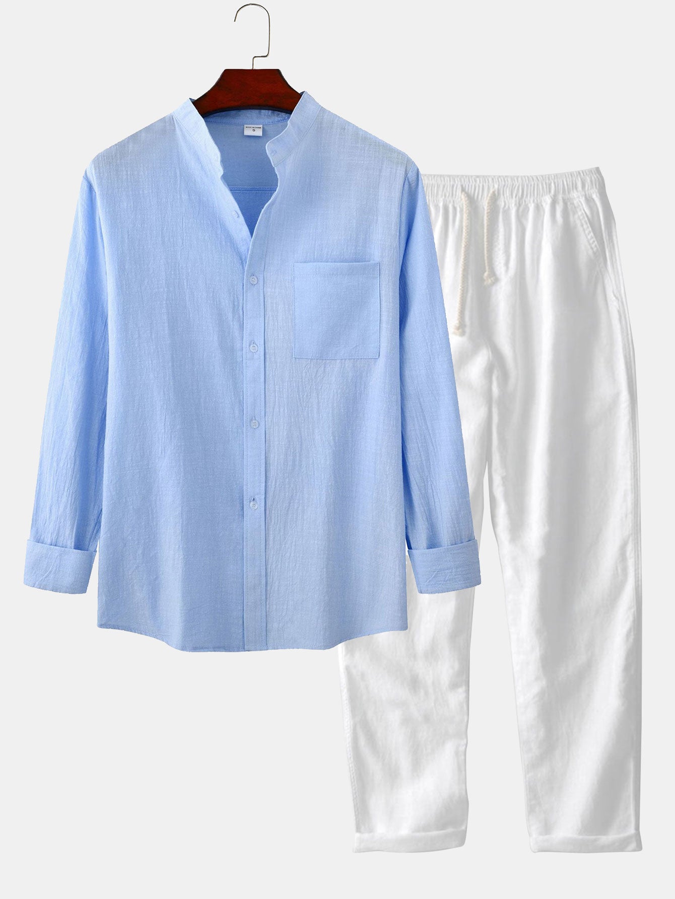 Edison - Linen Set with Long Sleeves and 2 Pieces