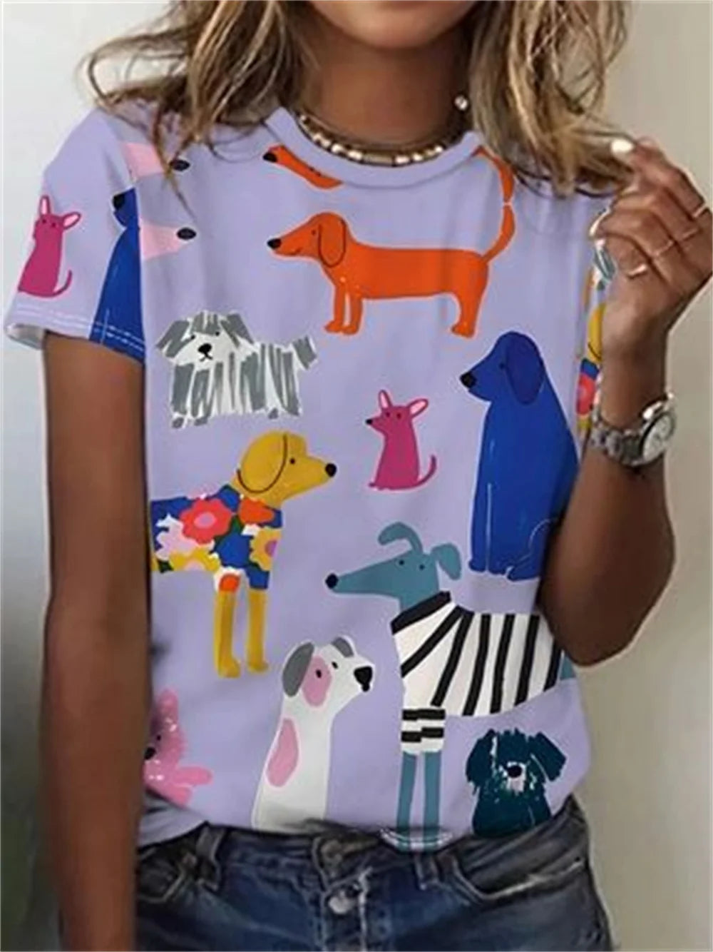 Elsy - Elegant Shirt with Animal Print