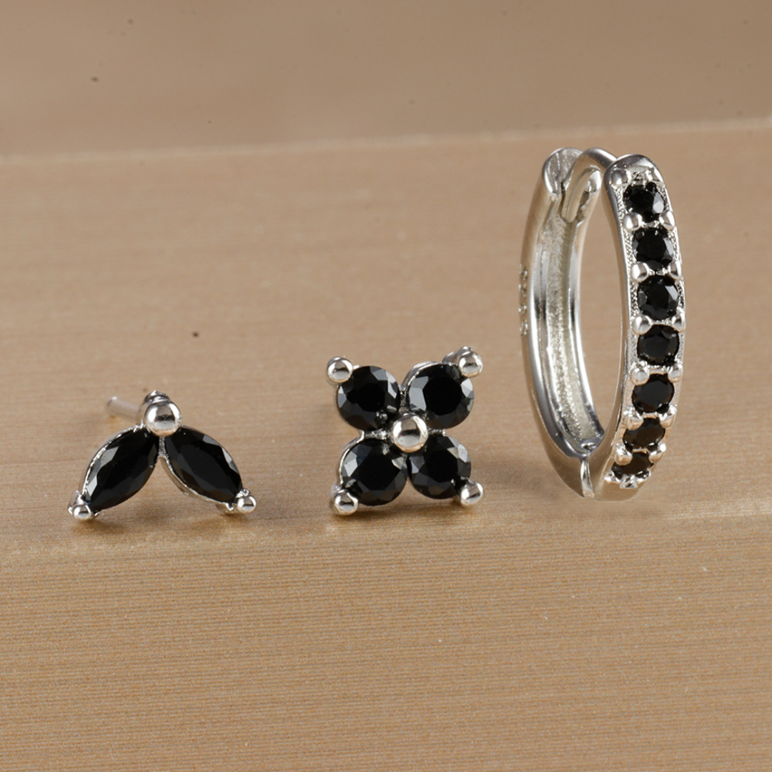 Elysian Tulip Hoop Earring Set
