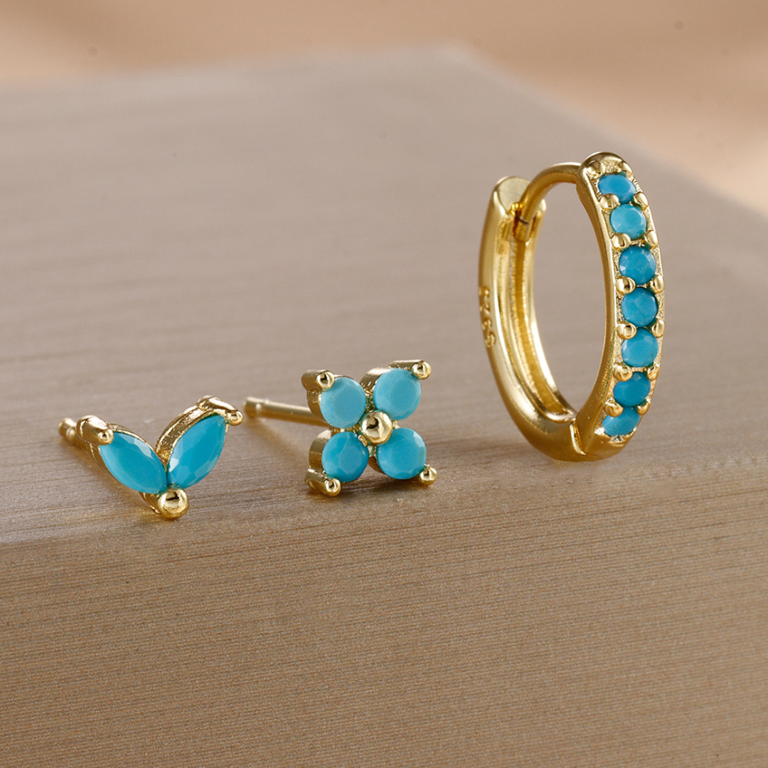 Elysian Tulip Hoop Earring Set