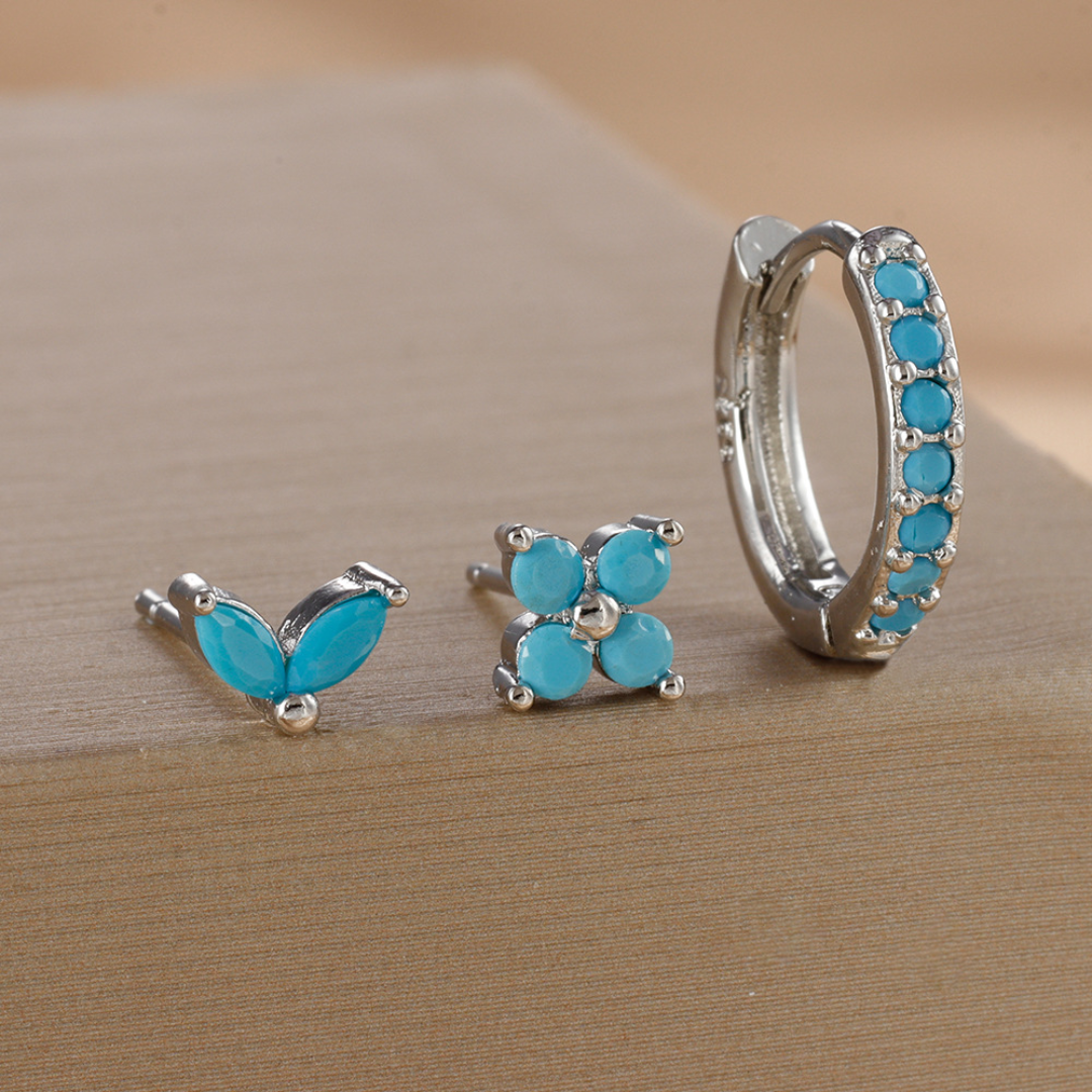 Elysian Tulip Hoop Earring Set