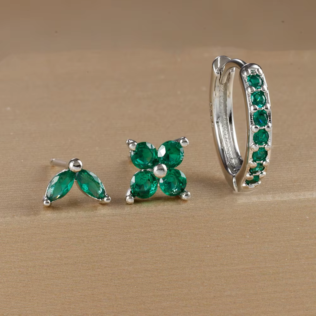 Elysian Tulip Hoop Earring Set