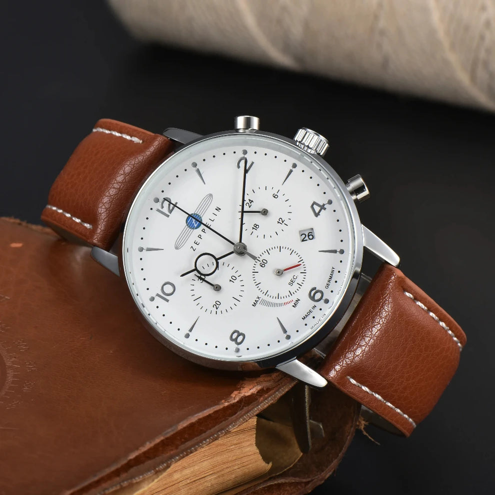 Endrit – Classic Timer with Leather Strap