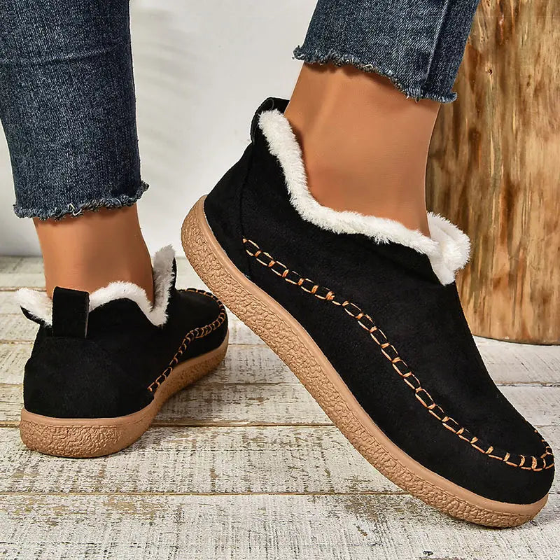 Enora – Fleece-Lined Ankle Boots
