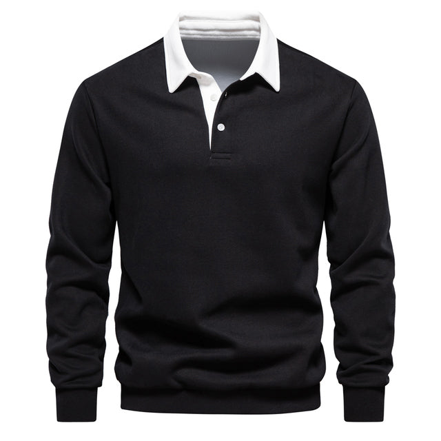 Eugen – Classic Winter Polo Design Sweatshirt