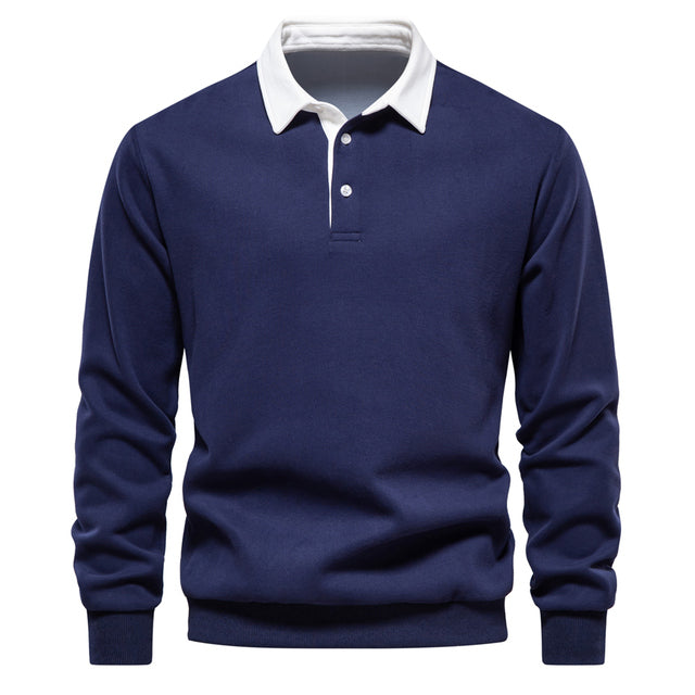 Eugen – Classic Winter Polo Design Sweatshirt