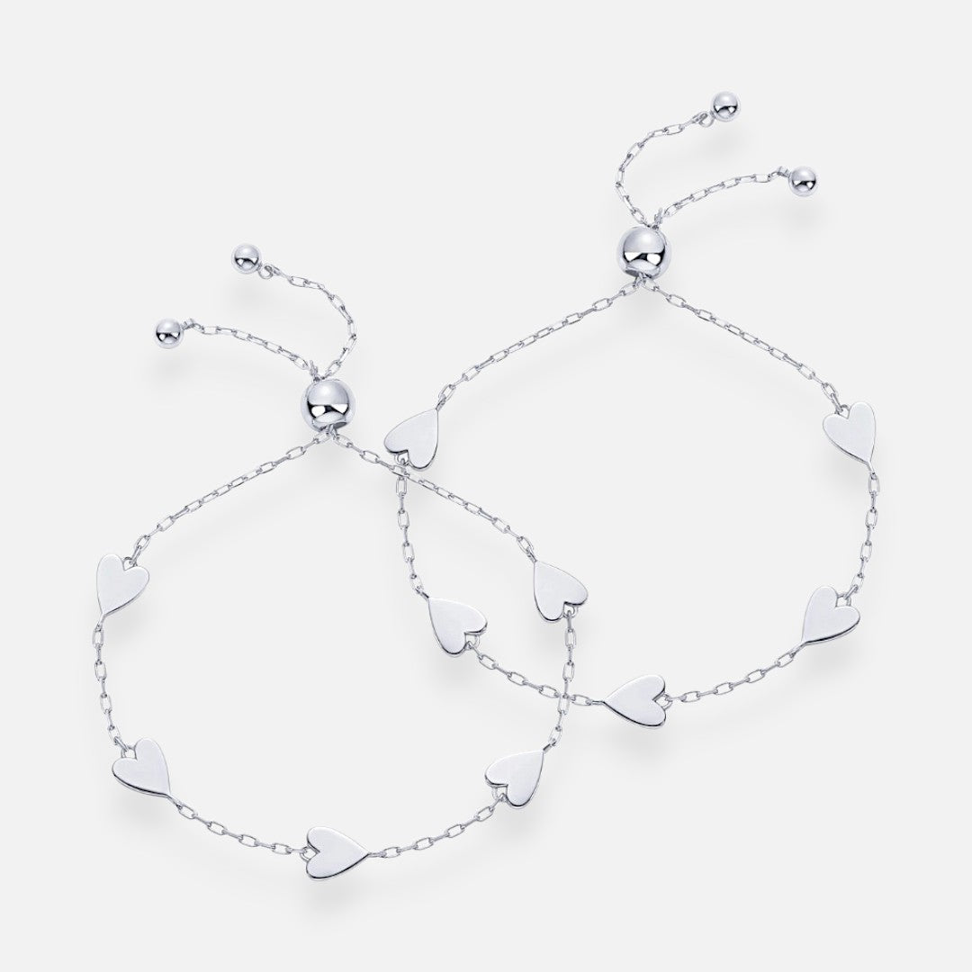 Everlink Heart Duo Bracelet Set