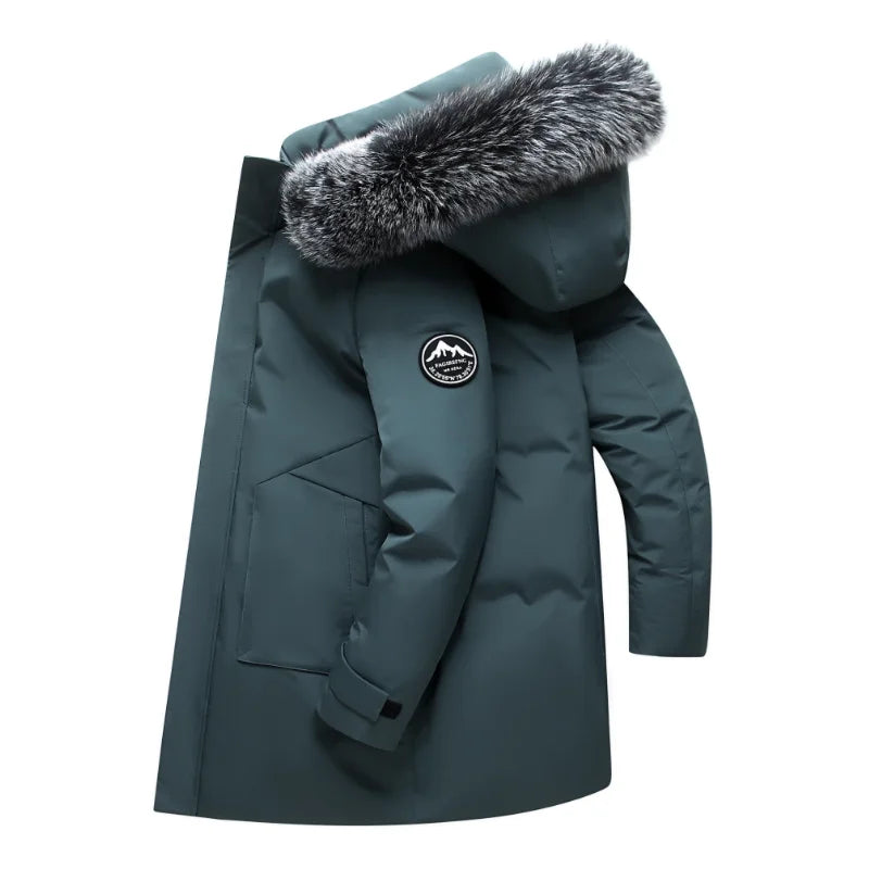Eyal - Elegant Bouclier Parka with Long Sleeves