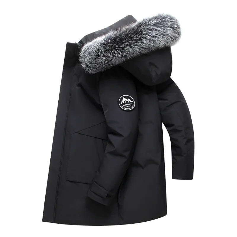 Eyal - Elegant Bouclier Parka with Long Sleeves