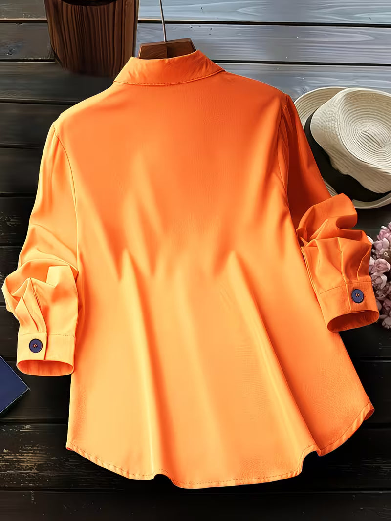 Fausta – Single-Breasted Long Sleeve Shirt