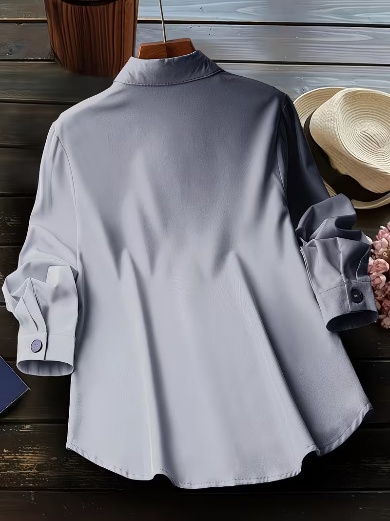 Fausta – Single-Breasted Long Sleeve Shirt