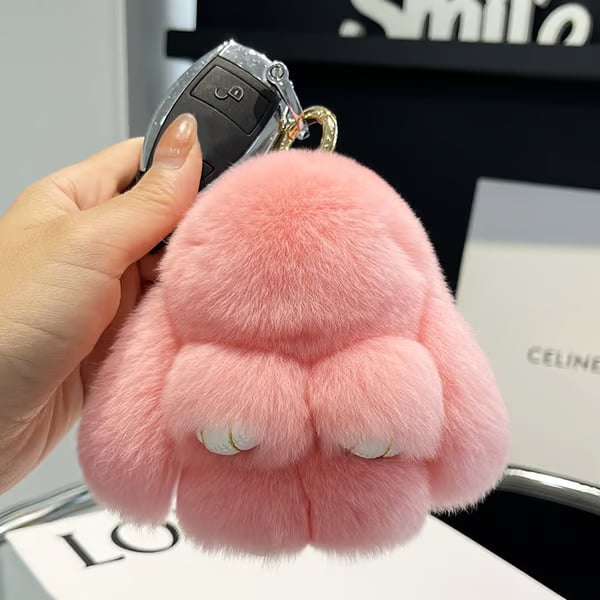 FauxFur - Handmade Soft Bunny Pom Poms