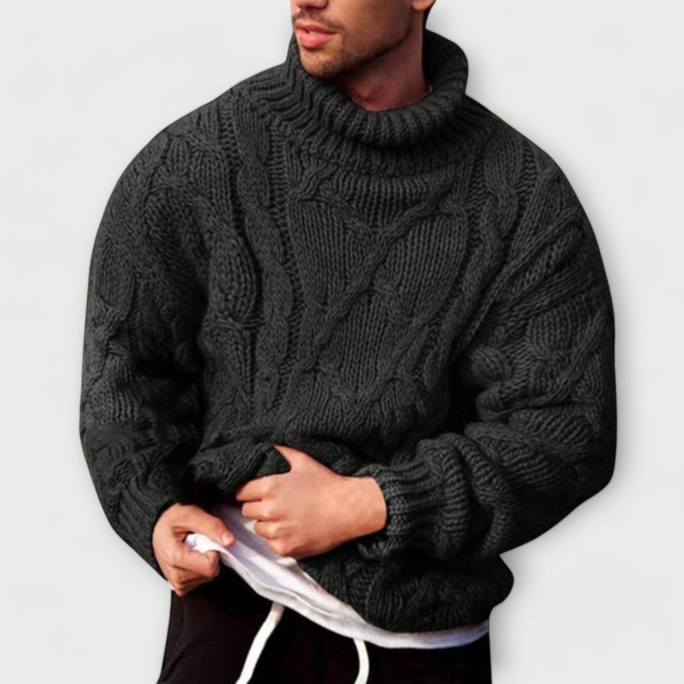 Firth – Winter Knit Turtleneck Sweater