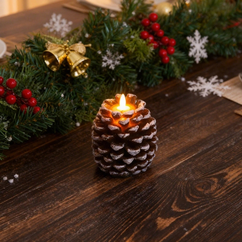 ForestFlame – Atmospheric, Flameless Candle in Pine Cone Shape