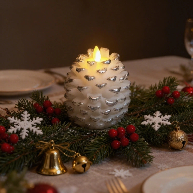 ForestFlame – Atmospheric, Flameless Candle in Pine Cone Shape