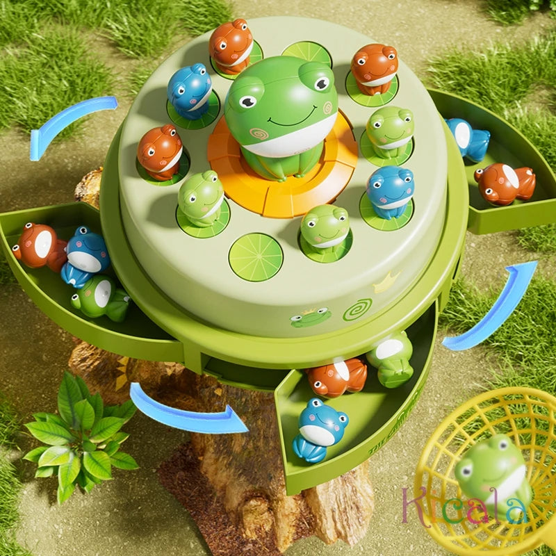FrogFlair – Flying Frog Catch Fun Montessori Toy