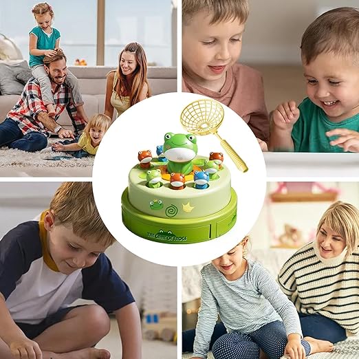 FrogFlair – Flying Frog Catch Fun Montessori Toy