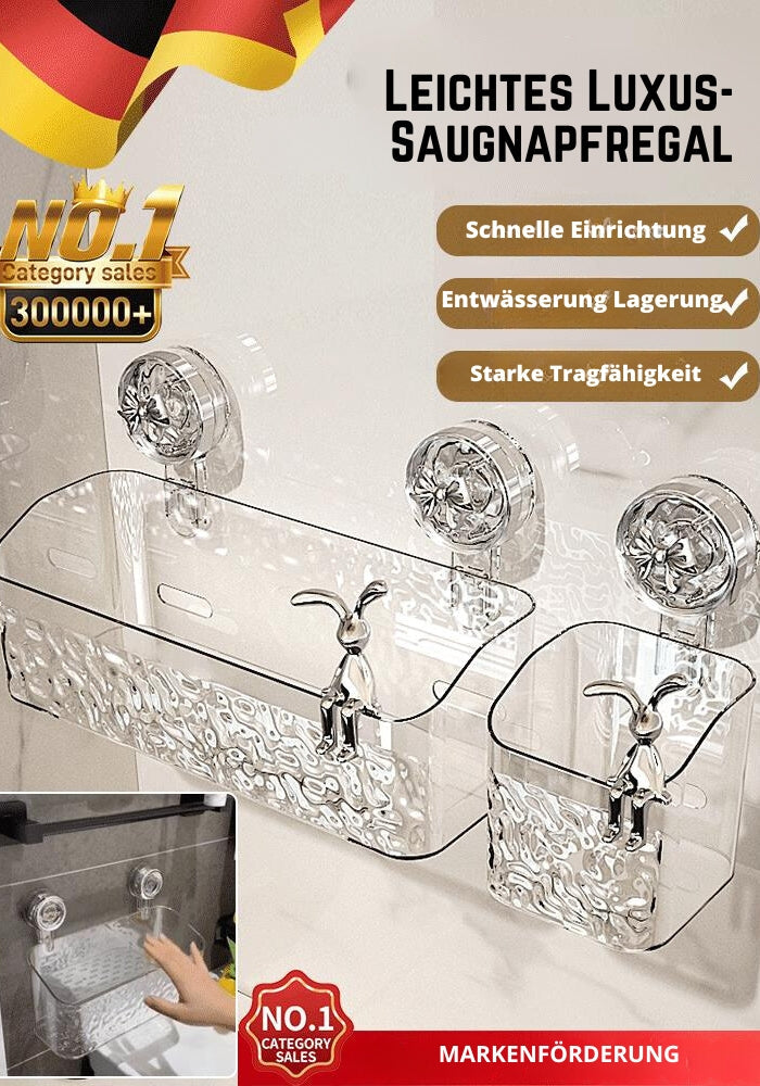 FrostedHold - Suction Cup Holder with Glacier Pattern