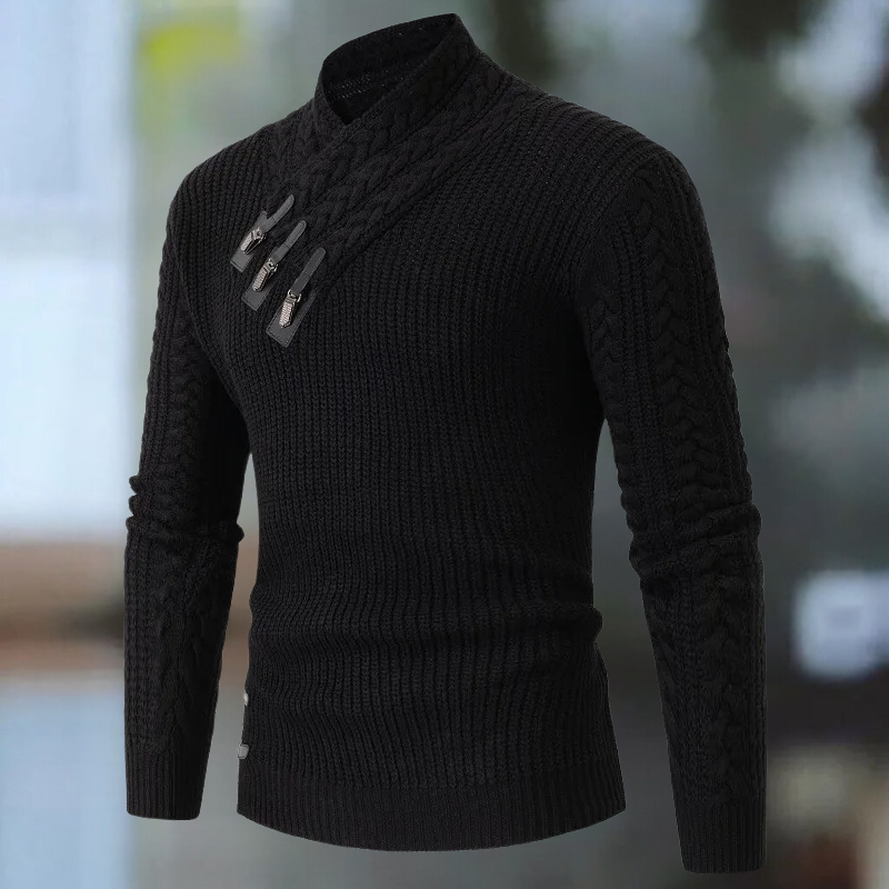 Galen - Long-Sleeve Knit Sweater