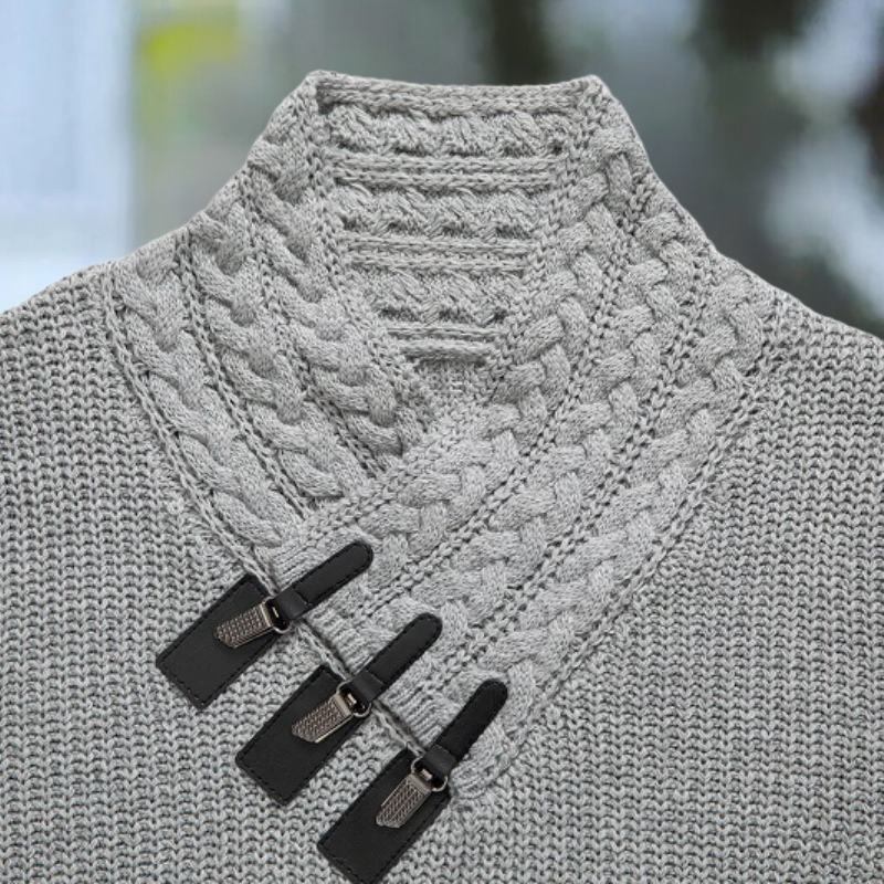 Galen - Long-Sleeve Knit Sweater
