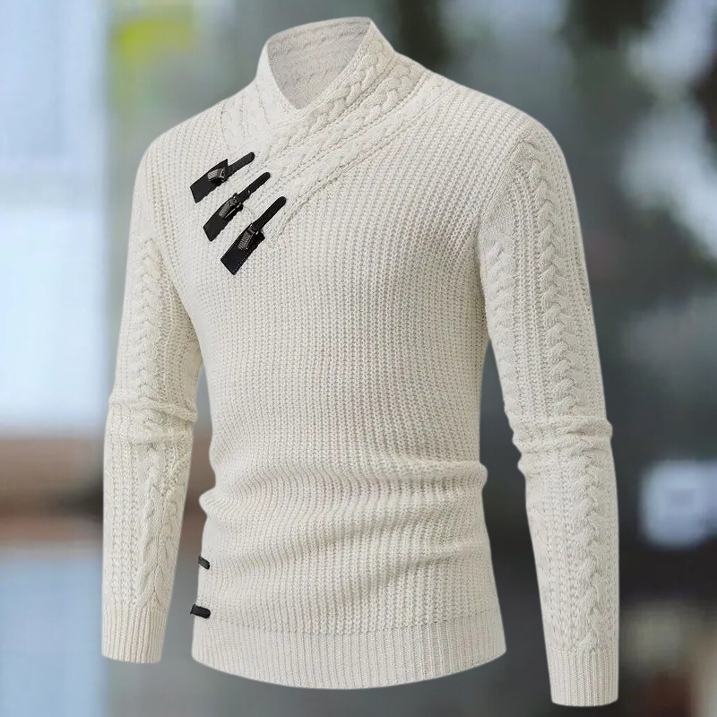 Galen - Long-Sleeve Knit Sweater