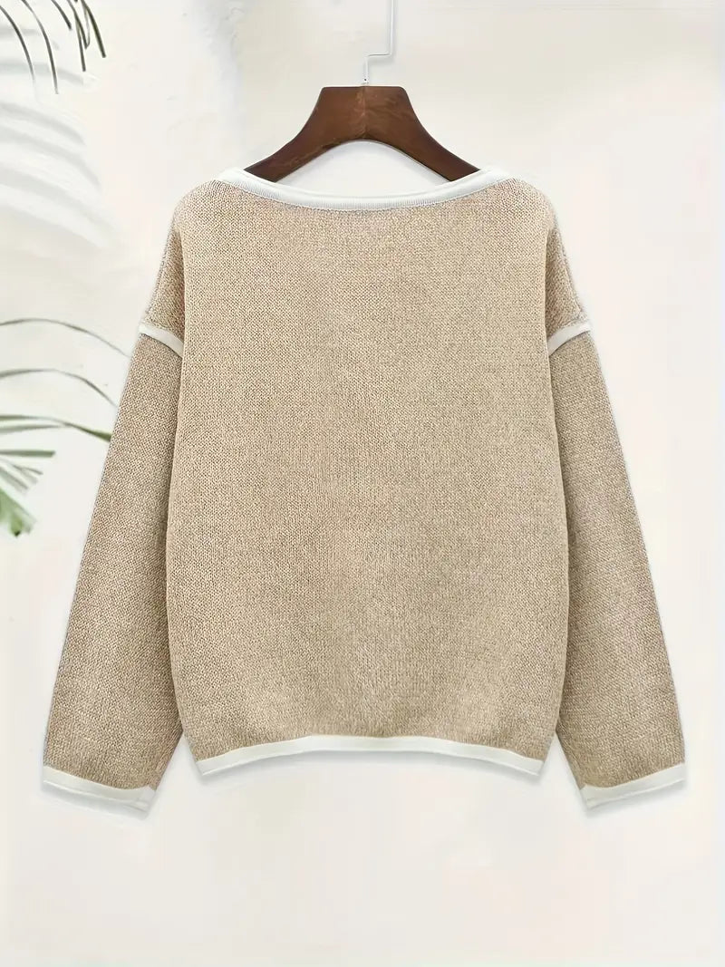 Giselda - Round Neck Knit Sweater