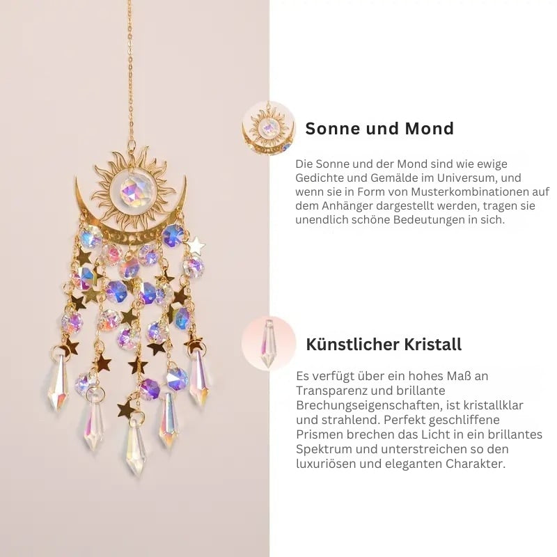 Glowcraft – Sun and Moon Pendant Crystal Light Ornaments