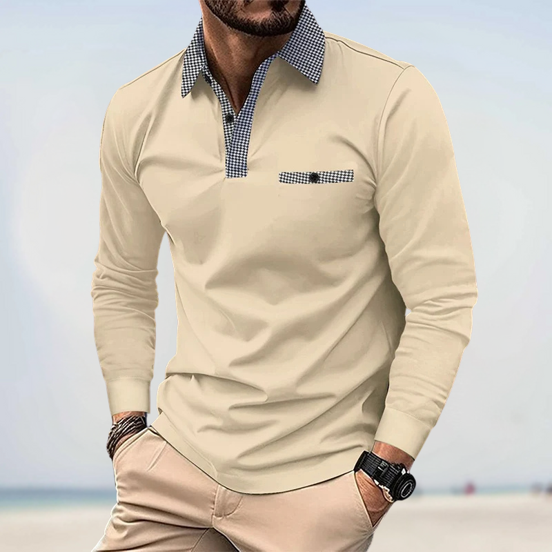 Gontran – Long Sleeve Polo Shirt