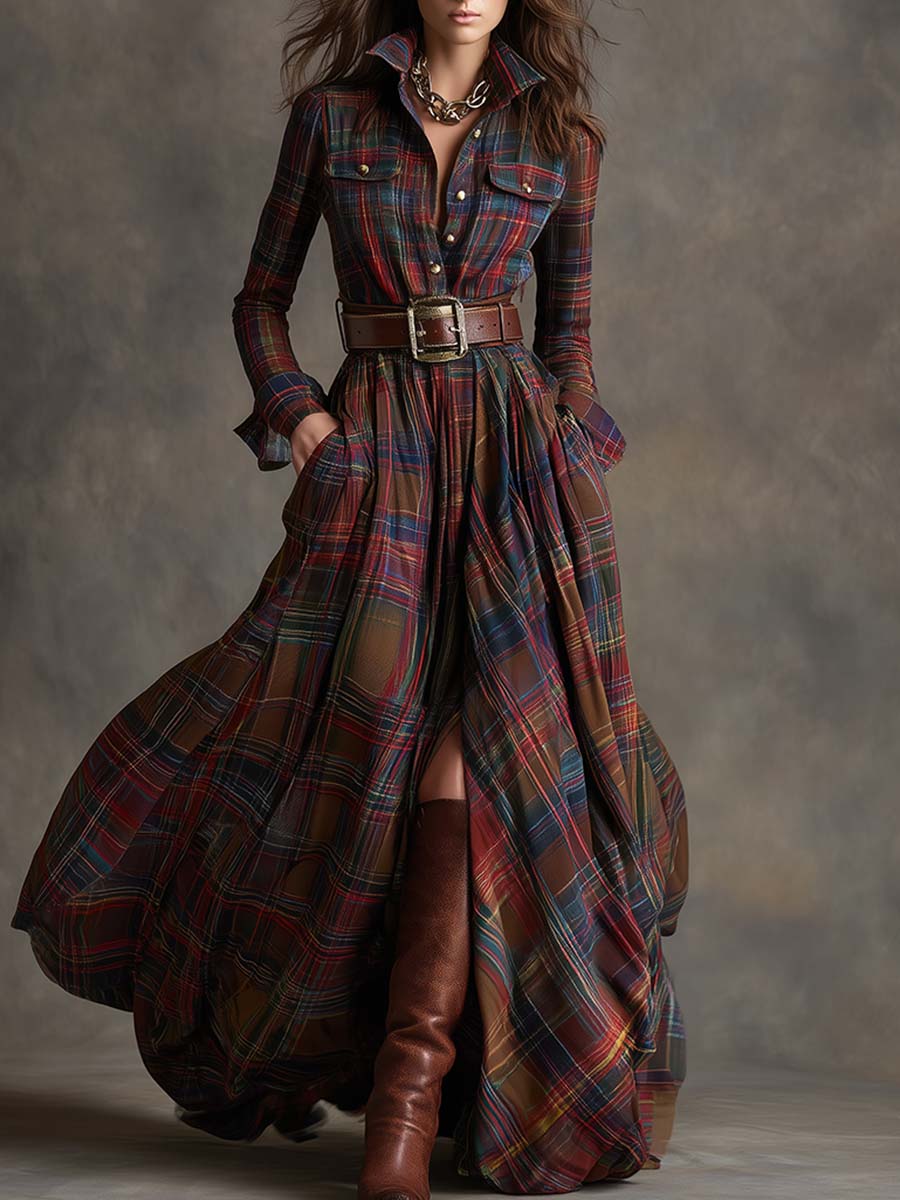 Hadasa – Maxi Dress with Waist Belt