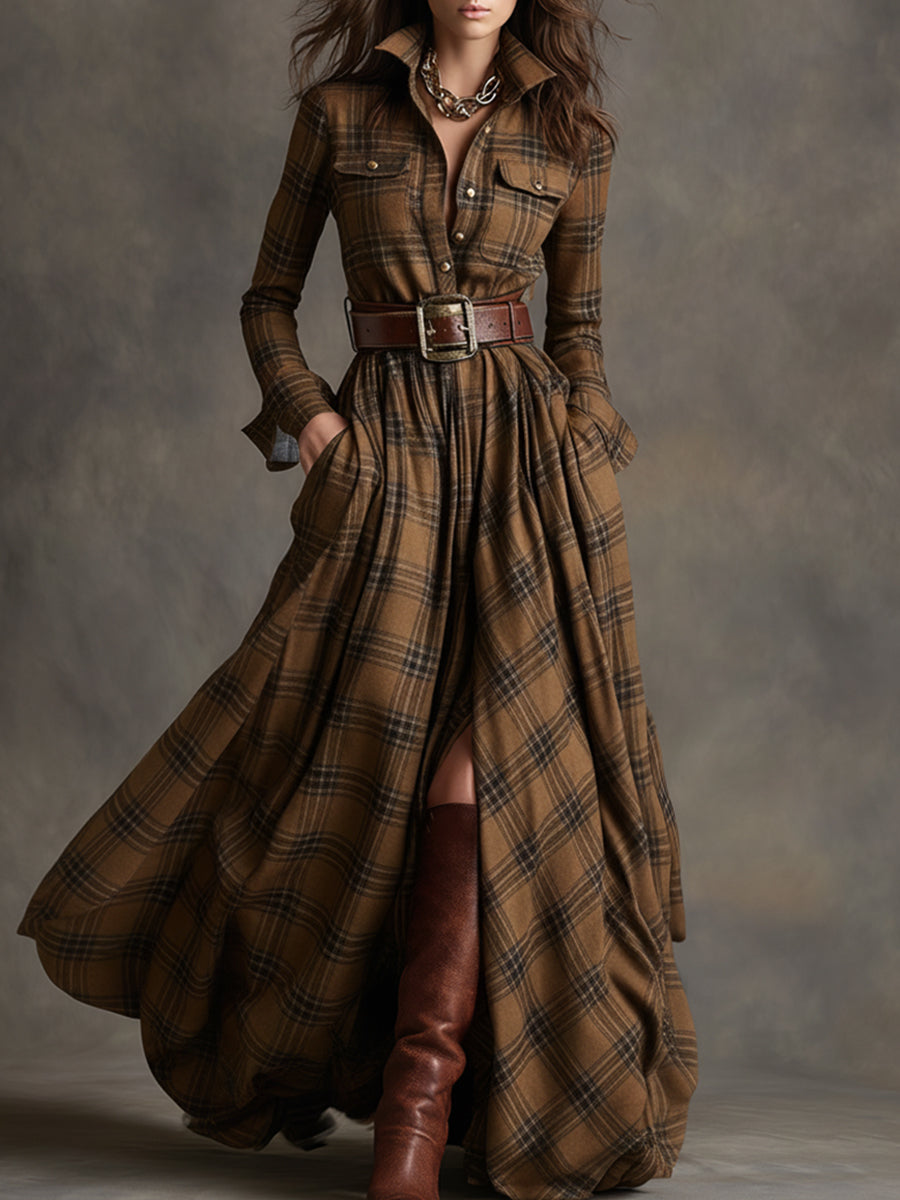 Hadasa – Maxi Dress with Waist Belt
