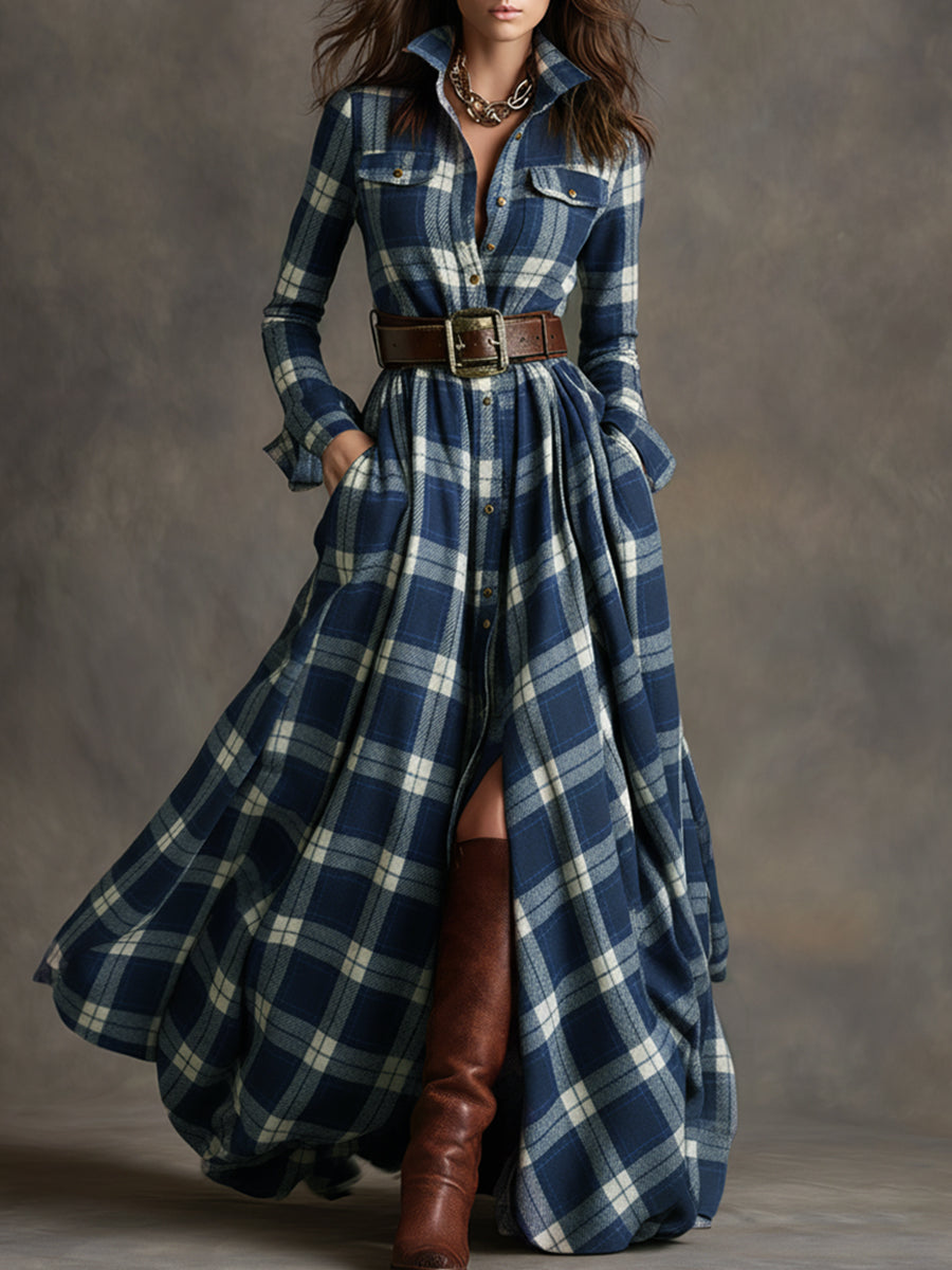 Hadasa – Maxi Dress with Waist Belt