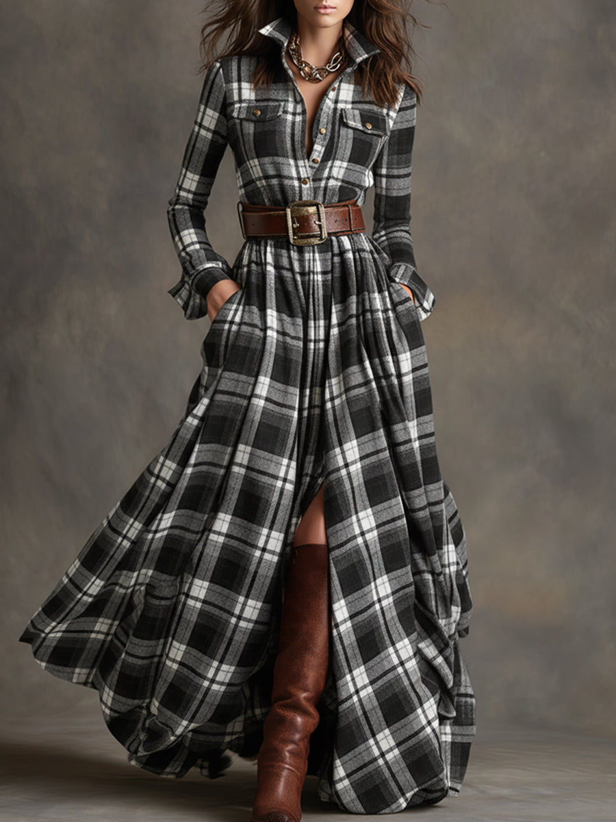 Hadasa – Maxi Dress with Waist Belt
