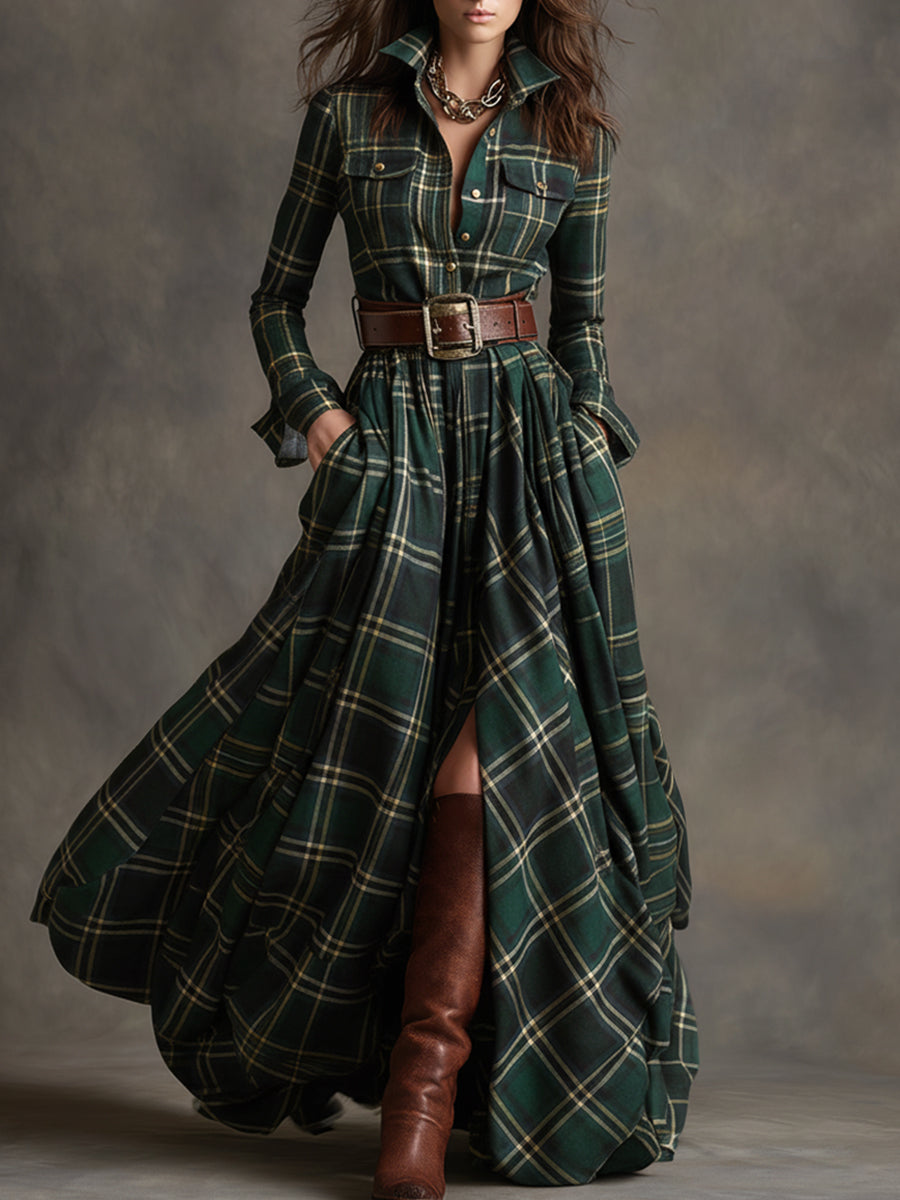 Hadasa – Maxi Dress with Waist Belt