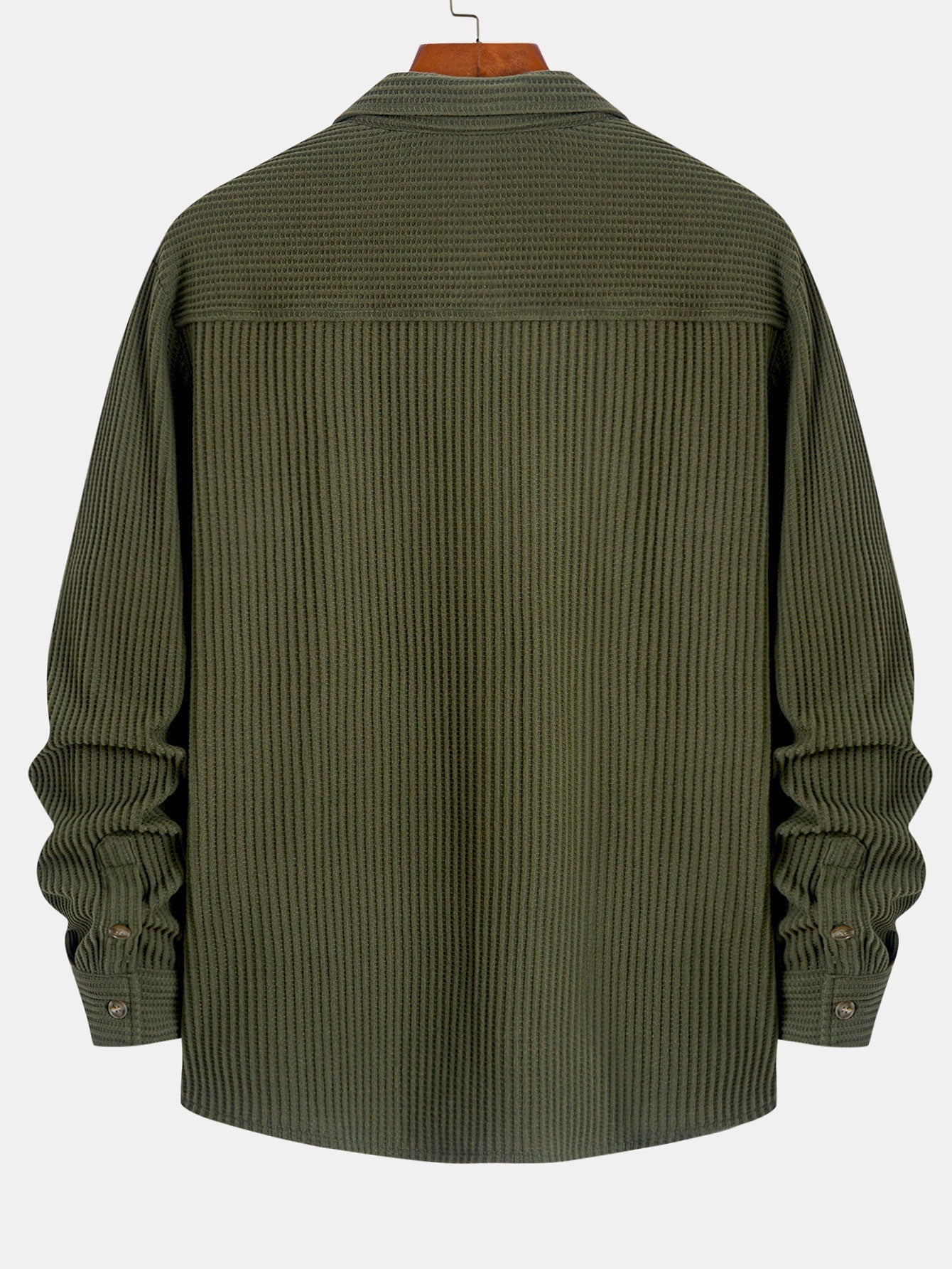 Hadrian – Long Sleeve Shirt with Waffle Texture