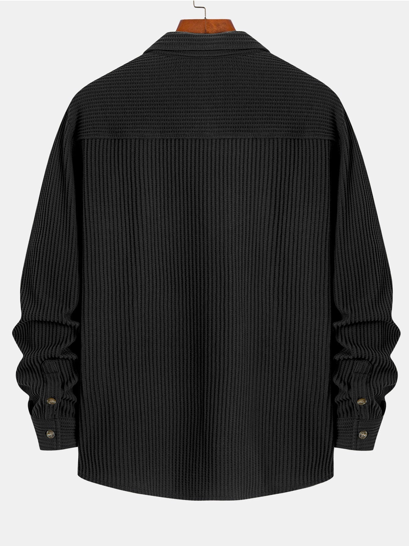 Hadrian – Long Sleeve Shirt with Waffle Texture