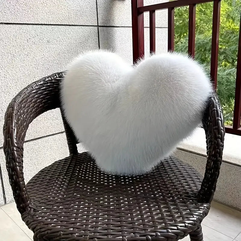 HeartNest – A Cute Heart-Shaped Plush Pillow