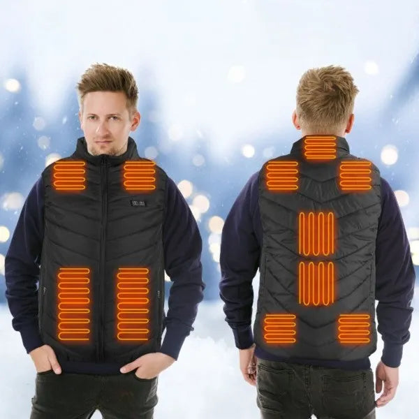 HeatGuard – Sleeveless Waterproof Heated Vest