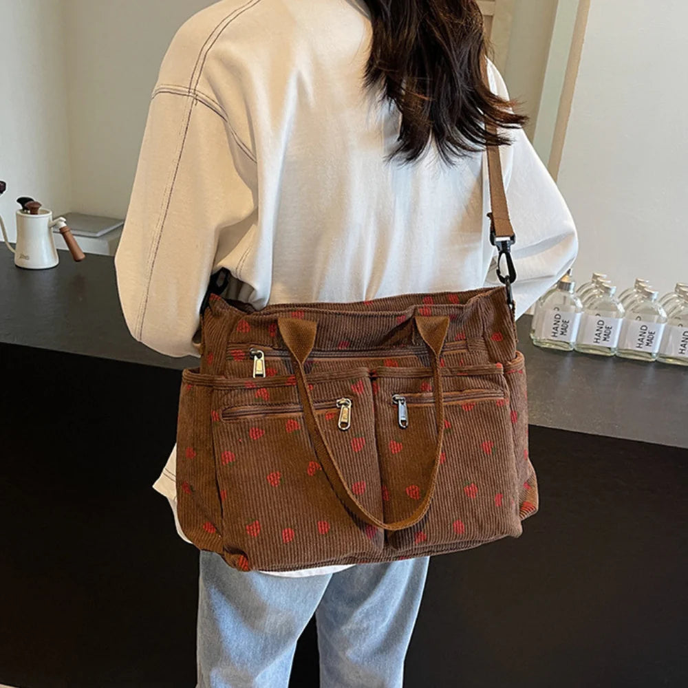 Helja - Crossbody Bag with Strawberry Print